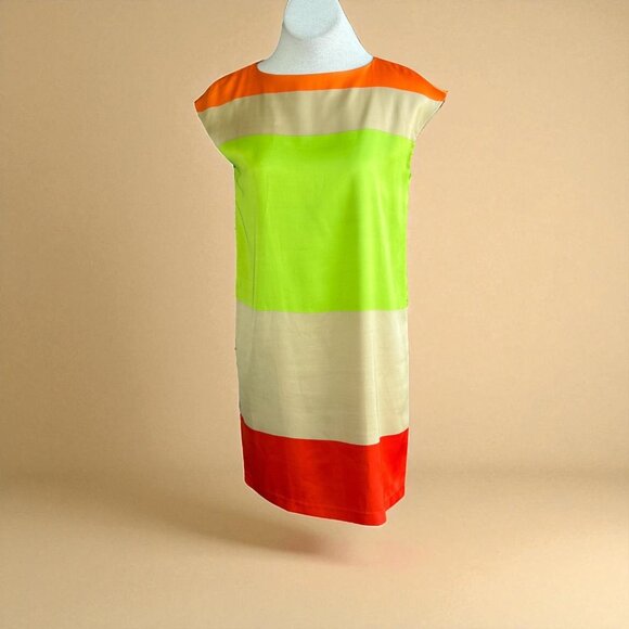Seamline Cynthia Steffe Colorblock Sheath Dress Size 4 - Picture 1 of 8
